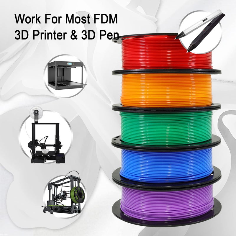 DO3D Silk Green PLA Satin Shiny 3D Printer Filament, 1.75mm Diameter 1kg Spool 2.2lbs for FDM 3D Printers - Image 4